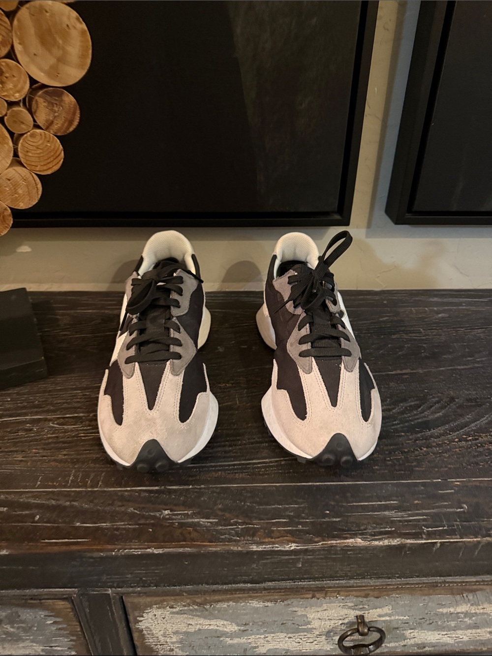 New Balance Black and Gray Men's Casual Sneakers - Picture 2 of 5
